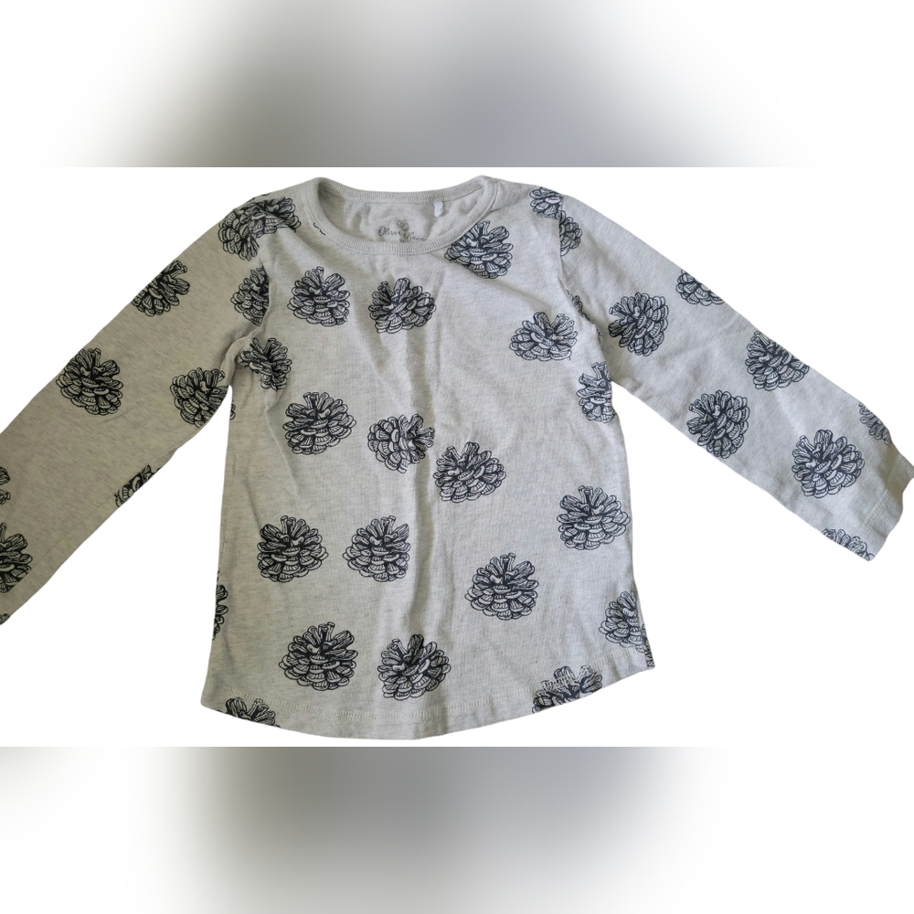Oliver and rain boy's long sleeve tee with acorns 3T